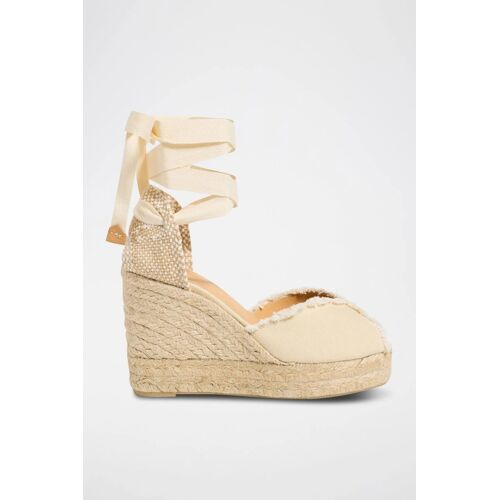 Espadrilles Compensées Brianda - Ivoire- Castañer Femme 41 Blanc