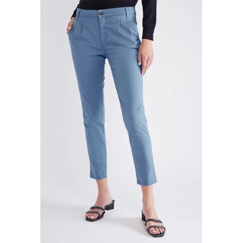 Jean 7/8 Peplum - Bleu Femme 34 Bleu