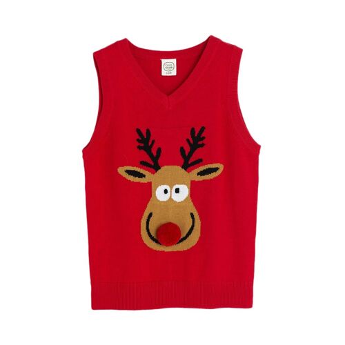 Gilet Sans Manches - Rouge Homme 24 Mois Rouge