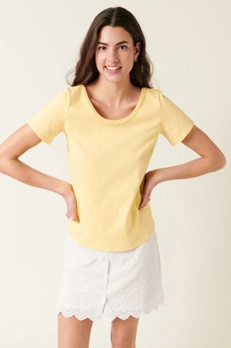 T-Shirt Anais - Jaune Femme Xs Jaune