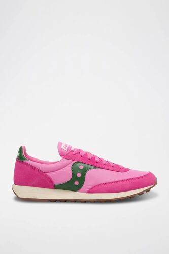 Saucony Trainer 80 Chaussures Rose Nylon Foot Locker