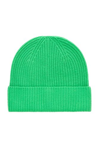 Bonnet En Laine Et Cachemire - Vert Femme Onesize Vert