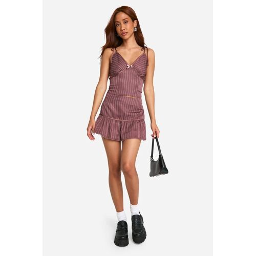 Minijupe - Mauve Femme 38 (Eu) Violet