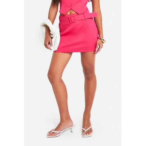 Minijupe Taille Haute - Rose Femme 34 (Eu) Rose