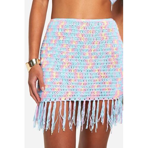Minijupe - Bleu Clair Femme M Bleu