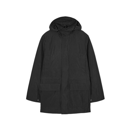 Parka À Capuche - Noir Homme Xs Noir
