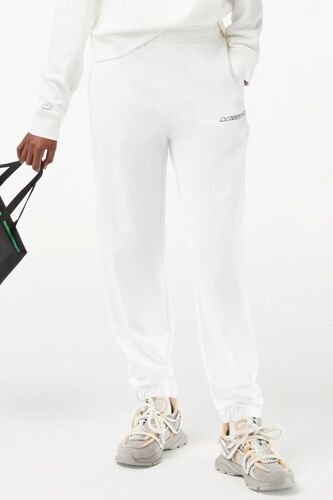 Jogging Straight - Blanc Femme 34 (Fr) Blanc/Noir