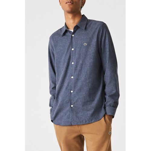 Chemise Slim - Bleu Marine Chiné Homme 38 (Fr) Bleu/Vert
