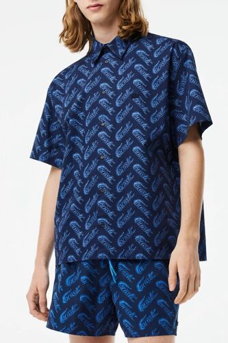 Chemise Relaxed - Bleu Marine Et Ciel Homme 46 (Fr) Bleu