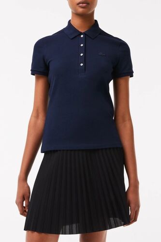 Polo Slim Bleu Marine Femme 32 (Fr) Bleu