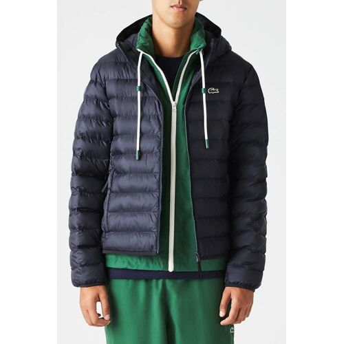 Doudoune À Capuche - Bleu Nuit Homme 46 (Fr) Blanc/Rouge/Bleu