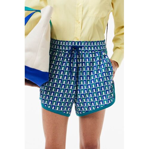 Short - Bleu Pétrole Et Vert Foncé Femme 42 (Fr) Bleu/Vert
