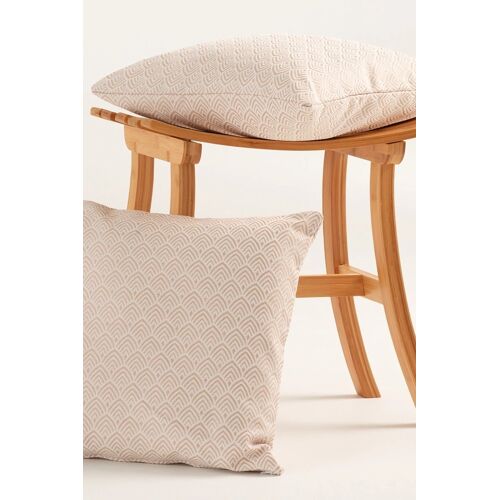 2 Housses De Coussin Triova - Jaune - 45 X 45 Cm