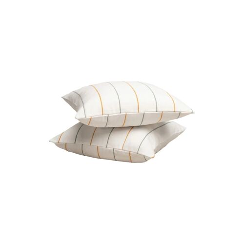 2 Housses De Coussin - Bleu - 45 X 45 Cm