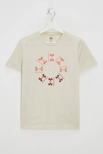 T-Shirt Radial Logo - Ecru Homme Enfant (3 Ans Et +) Blanc