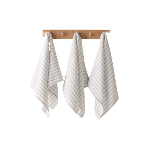 3 Torchons Salina - Gris Clair