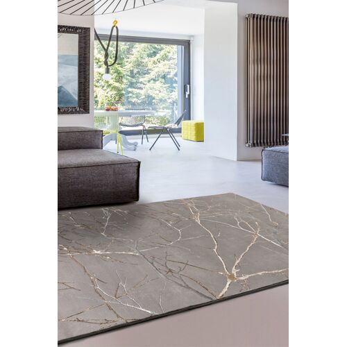 Tapis Création - Argenté 160X230 Argenté