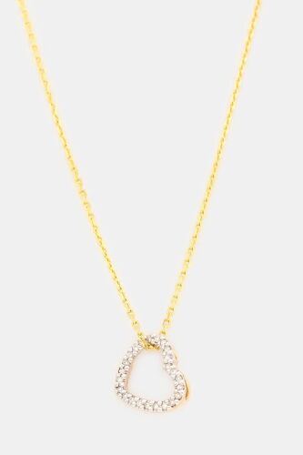 Pendentif Joli C?ur Pm - Or Jaune Et Diamants Femme Ns Doré