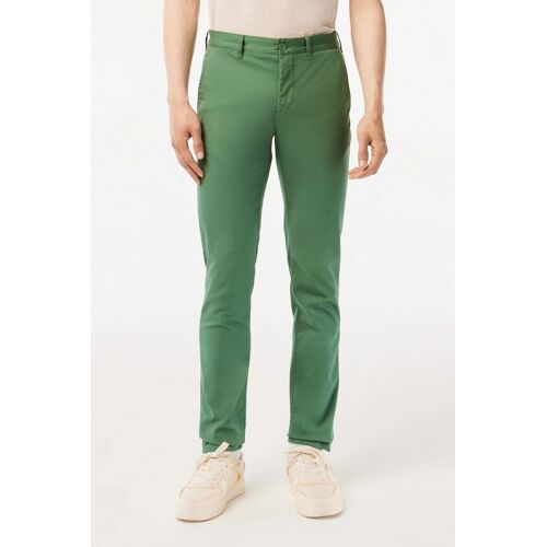 Chino Slim En Coton Biologique - Kaki Homme 42 (Fr) Blanc/Noir/Vert
