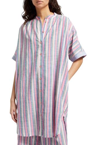 Tunique - Rose Et Blanc Femme 38 (Fr) Blanc/Vert/Rose