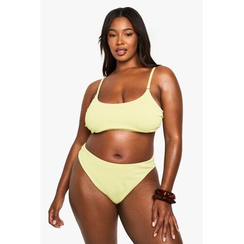 Bas De Maillot Taille Haute - Vert Olive Femme 28 (Uk) Vert