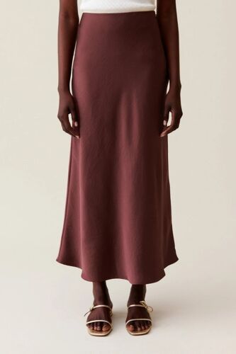 Jupe Longue - Marron Femme 40 (Fr) Marron