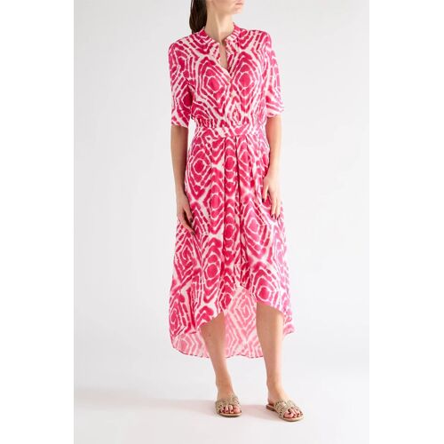 Robe Chemise - Rose Femme 36 (Fr) Blanc/Rose