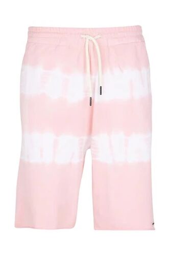 Short Tie And Dye En Coton Biologique - Rose Homme S (Fr) Blanc/Rose