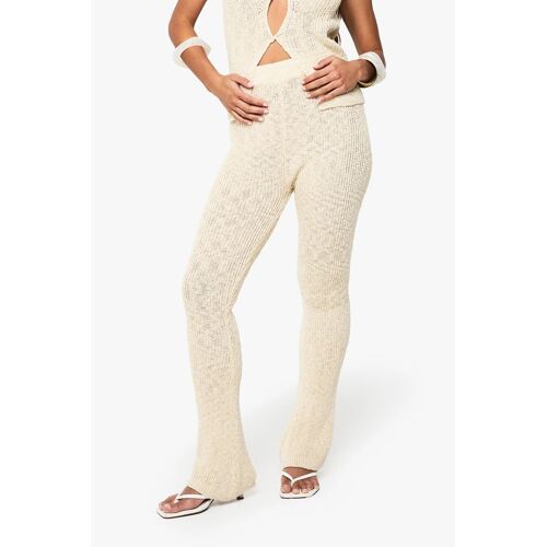 Pantalon Flare Taille Haute - Beige Homme 16 (Uk)/