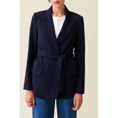 Blazer - Bleu Marine Femme 38 (Fr) Bleu