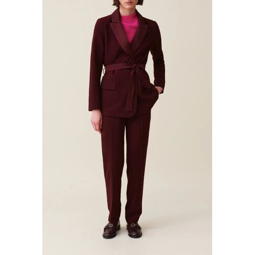 Blazer - Bordeaux Femme 38 (Fr) Rouge