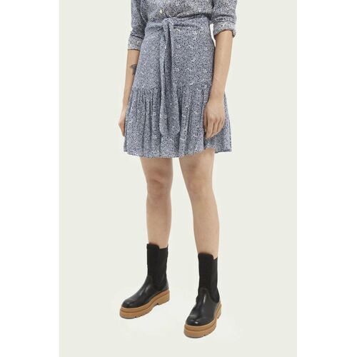 Jupe Patineuse - Bleu Cobalt Femme Xs (Fr) Bleu