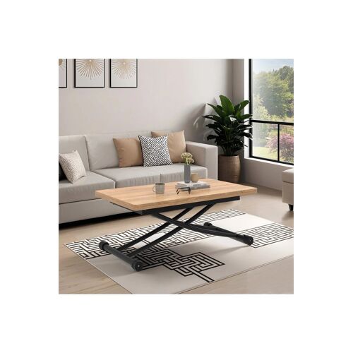 Table basse extensible et relevable Tribeca - 100 x 30/75 x 57/114 cm