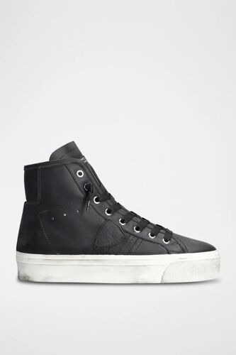 Baskets Montantes En Cuir - Noir Femme 37 (It)