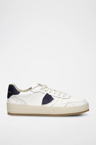 Baskets En Cuir De Chèvre Blanc