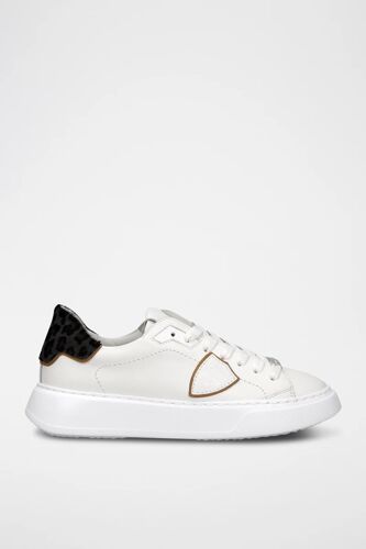 Baskets En Cuir Blanc