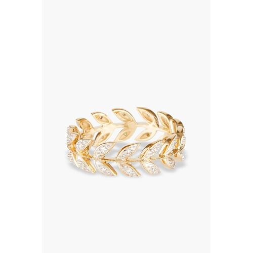Bague Héritage Or Jaune Et Diamants 50 Blanc/Jaune/Doré/Argenté