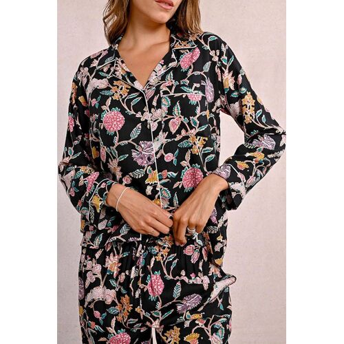 Chemisier - Noir - Molly Bracken Femme M Noir/Jaune/Rose