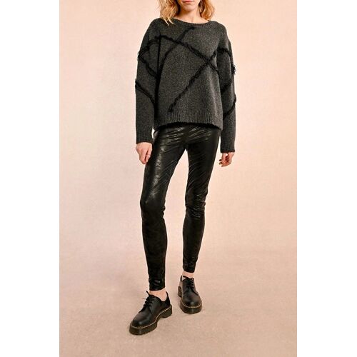 Legging - Noir - Molly Bracken Femme Xs Noir