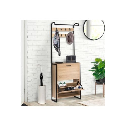 Vestiaire d'entrée Alan - 63 x 108 x 23,5 cm