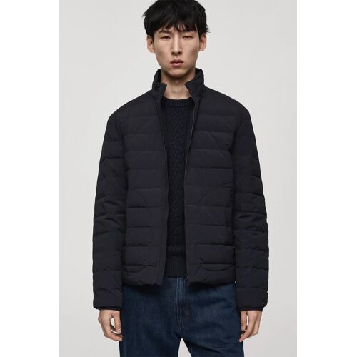 Veste Matelassée Rembourrage Duvet Et Plumes - Bleu Marine Homme Xs