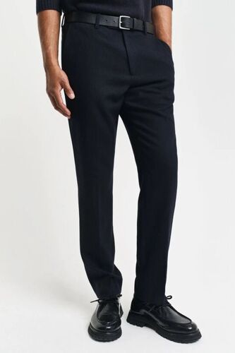 Pantalon En Laine - Noir Homme 48 (Fr) Noir