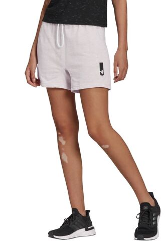 Short Sportswear Studio Lounge - Ecru - Adidas Femme Xs (Us)- Blanc