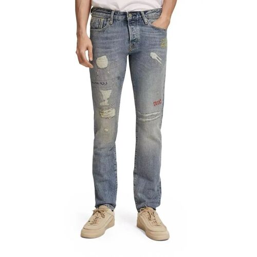 Jean Slim En Coton Biologique - Bleu Clair Mixte W33l34 (Us)