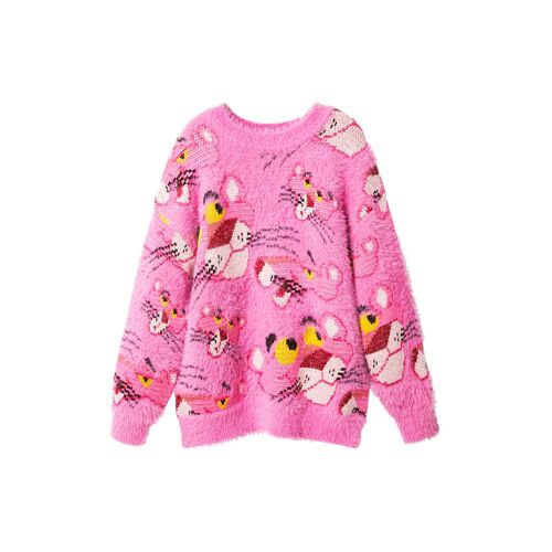 Pull La Panthère Rose Rose Homme S Rose