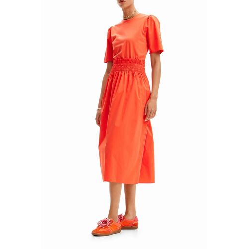 Robe Midi - Orange Femme S
