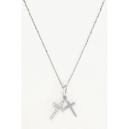 Pendentif Ma Foi - Or Blanc Et Diamants Femme Taille Unique Blanc