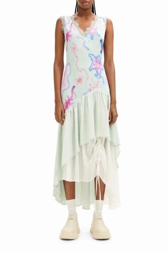 Robe Midi - Vert Pâle Femme S