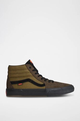 Baskets Montantes En Nubuck Bmx Sk8-Hi - Marron Foncé Et Kaki Homme 50 (Us) Noir/Vert/Marron