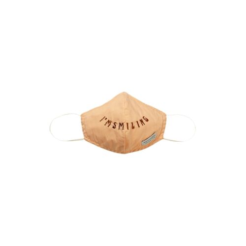 Masque Lavable - Beige Unisexe - Sans Genre L (Fr) 